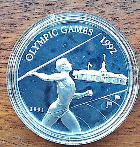 Samoa 10 Dollar 1991 Olympische Spiele 1992