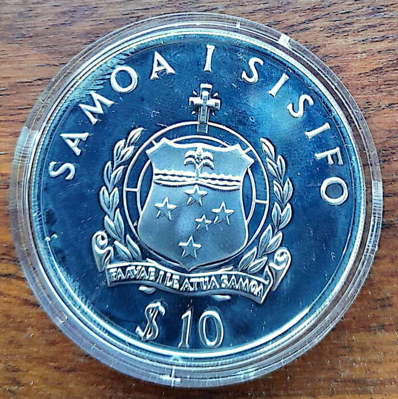  Samoa 10 Dollar 1991 Olympische Spiele 1992   
