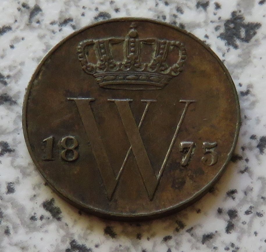  Niederlande 1/2 Cent 1875   