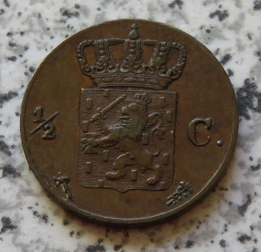  Niederlande 1/2 Cent 1875   