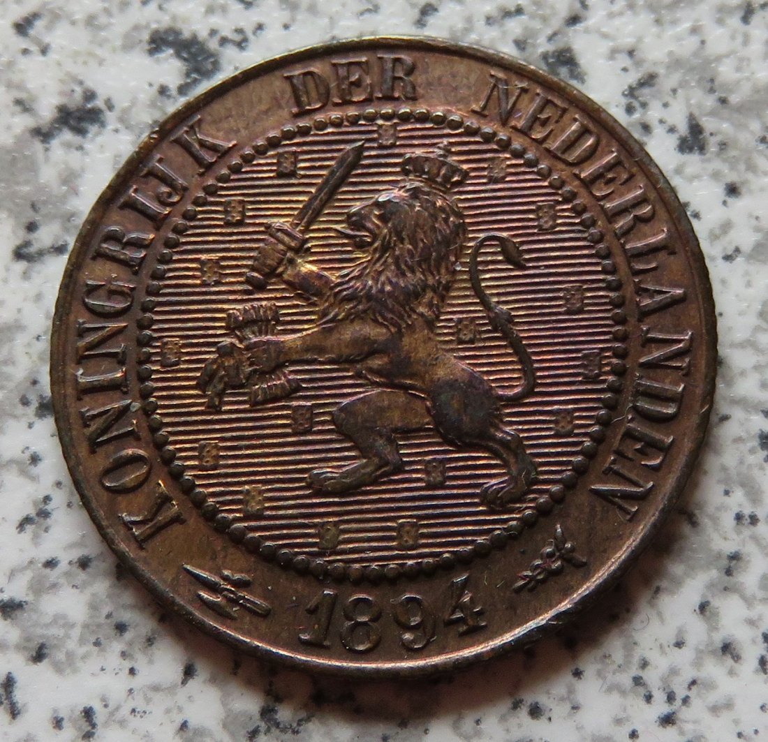  Niederlande 2,5 Cent 1894 / Niederlande 2 1/2 Cent 1894   