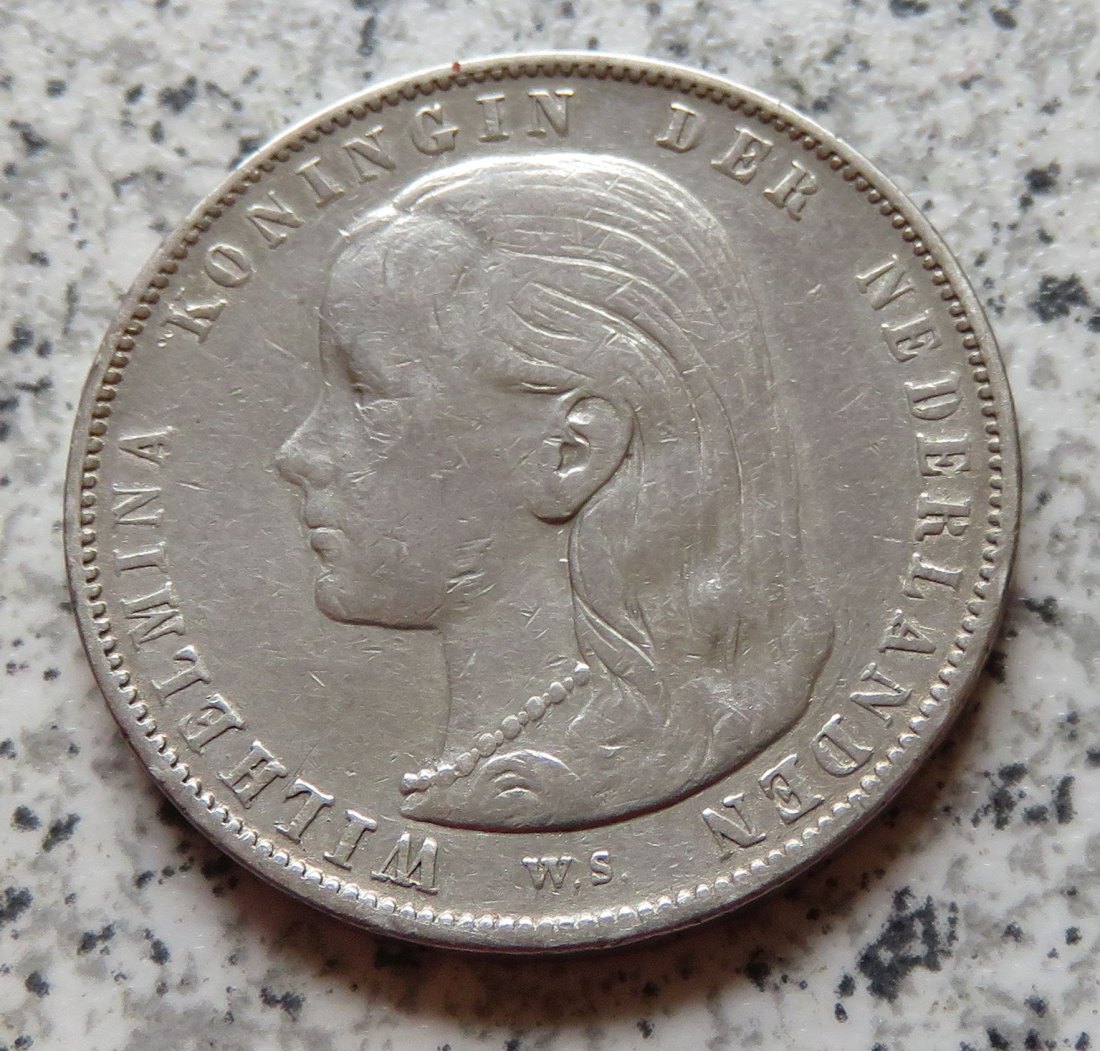  Niederlande 1 Gulden 1897   