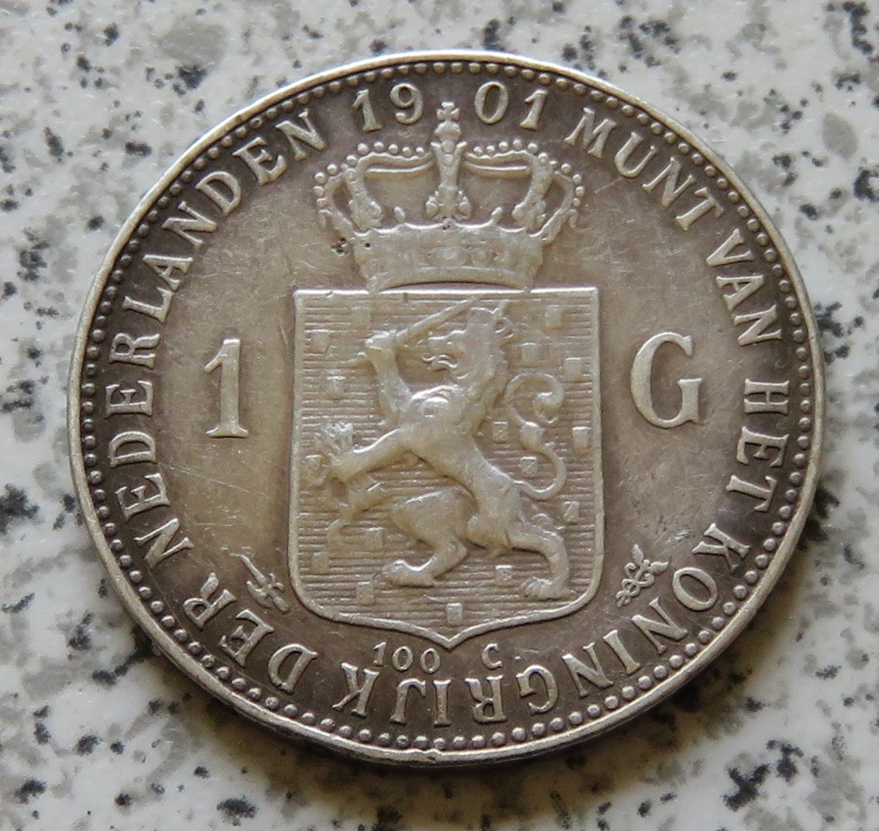  Niederlande 1 Gulden 1901   