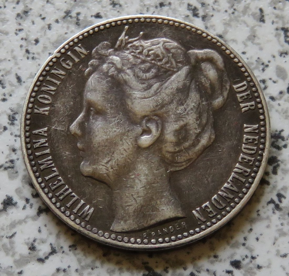  Niederlande 1 Gulden 1901   