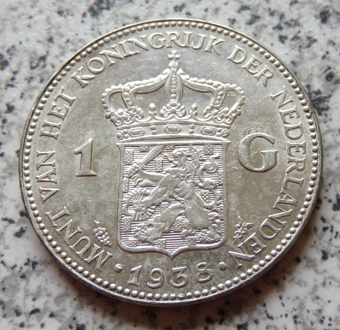  Niederlande 1 Gulden 1938   