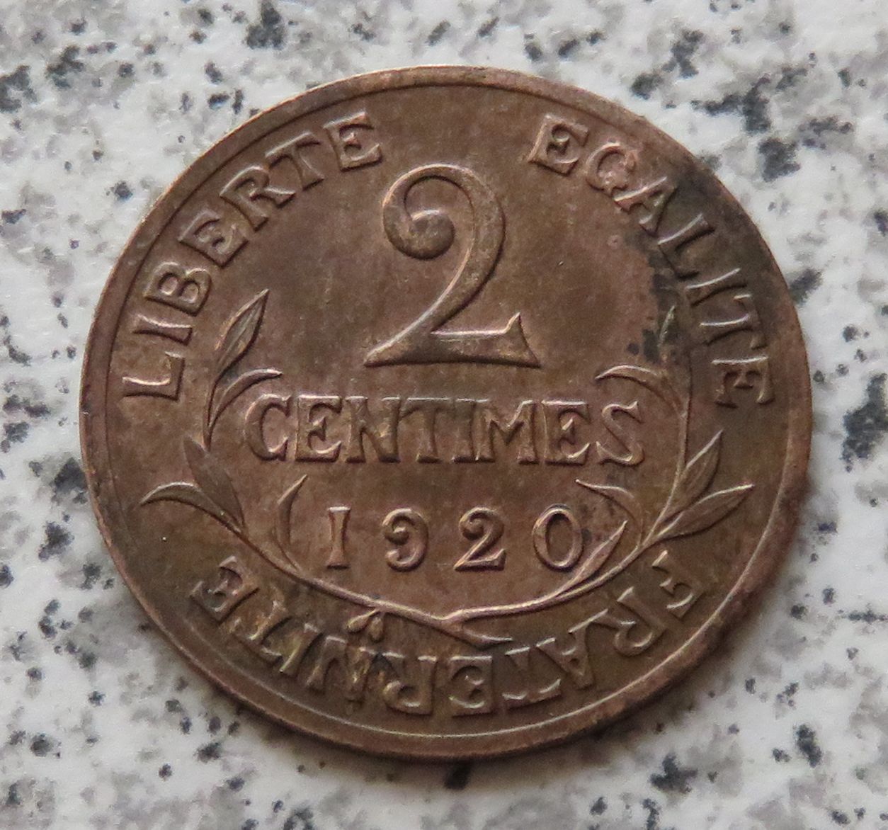  FRankreich 2 Centimes 1920   