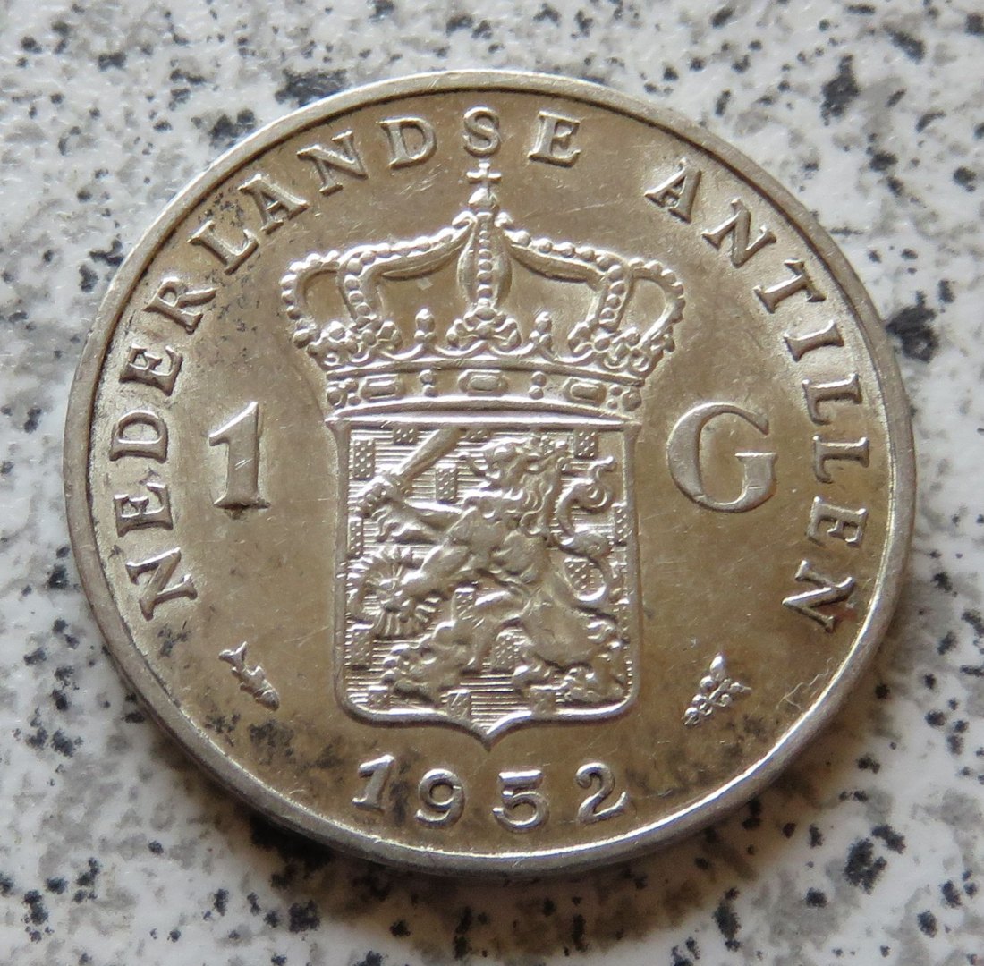  Niederländisch Antillen 1 Gulden 1952   