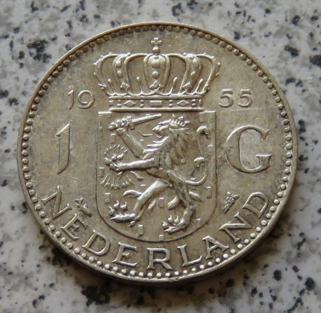  Niederlande 1 Gulden 1955   