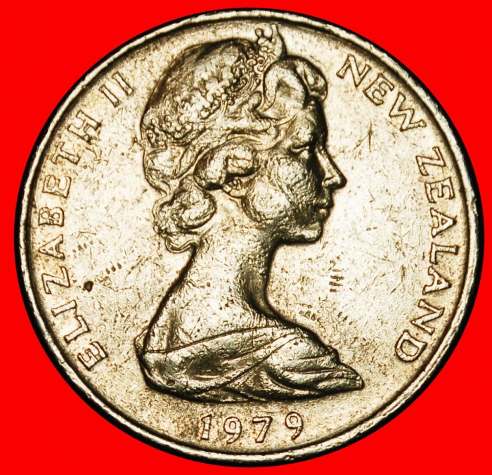  Ⰶ CANADA KIWI (1967-2006): NEW ZEALAND★20 CENTS 1979! ELIZABETH II 1953-2022★LOW START ★ NO RESERVE!   