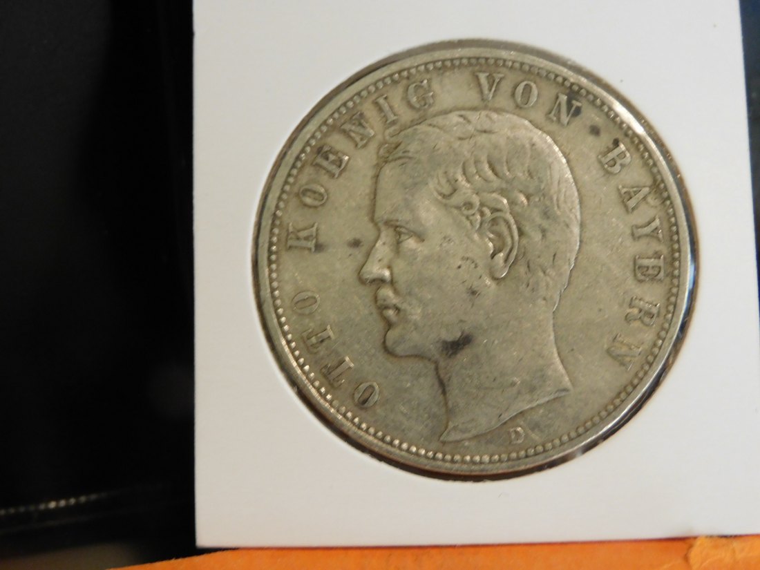 GERMANY 5 MARK 1903 BAVARIA.GRADE-PLEASE SEE PHOTOS.