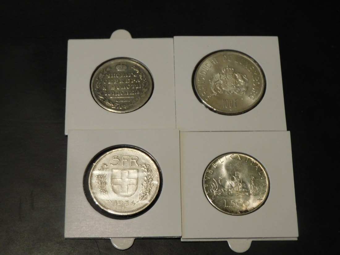  RUSSIA-ITALY-SWISS-LUXEMBURG.GRADE-PLEASE SEE PHOTOS AND READ BELOW.   
