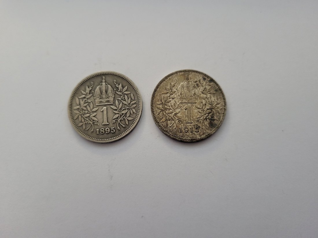  1 Krone 1895 1915 á 4,17g fein silber Kronenwährung Österreich Spittalgold9800 (4508   