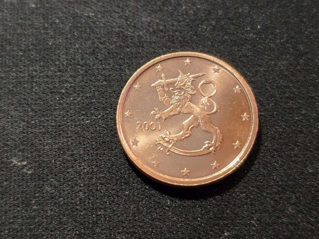  Finnland 2 Cent 2001 STG   