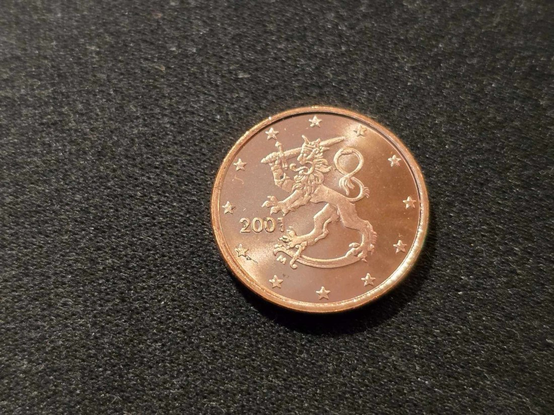  Finnland 1 Cent 2001 STG   