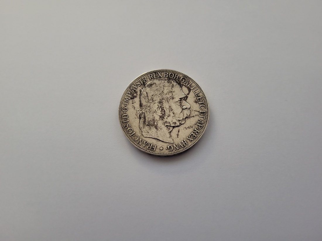  5 Kronen 1900 silber 21,6g fein Kronenwährung Österreich Franz Joseph I. Spittalgold9800 (4783)   