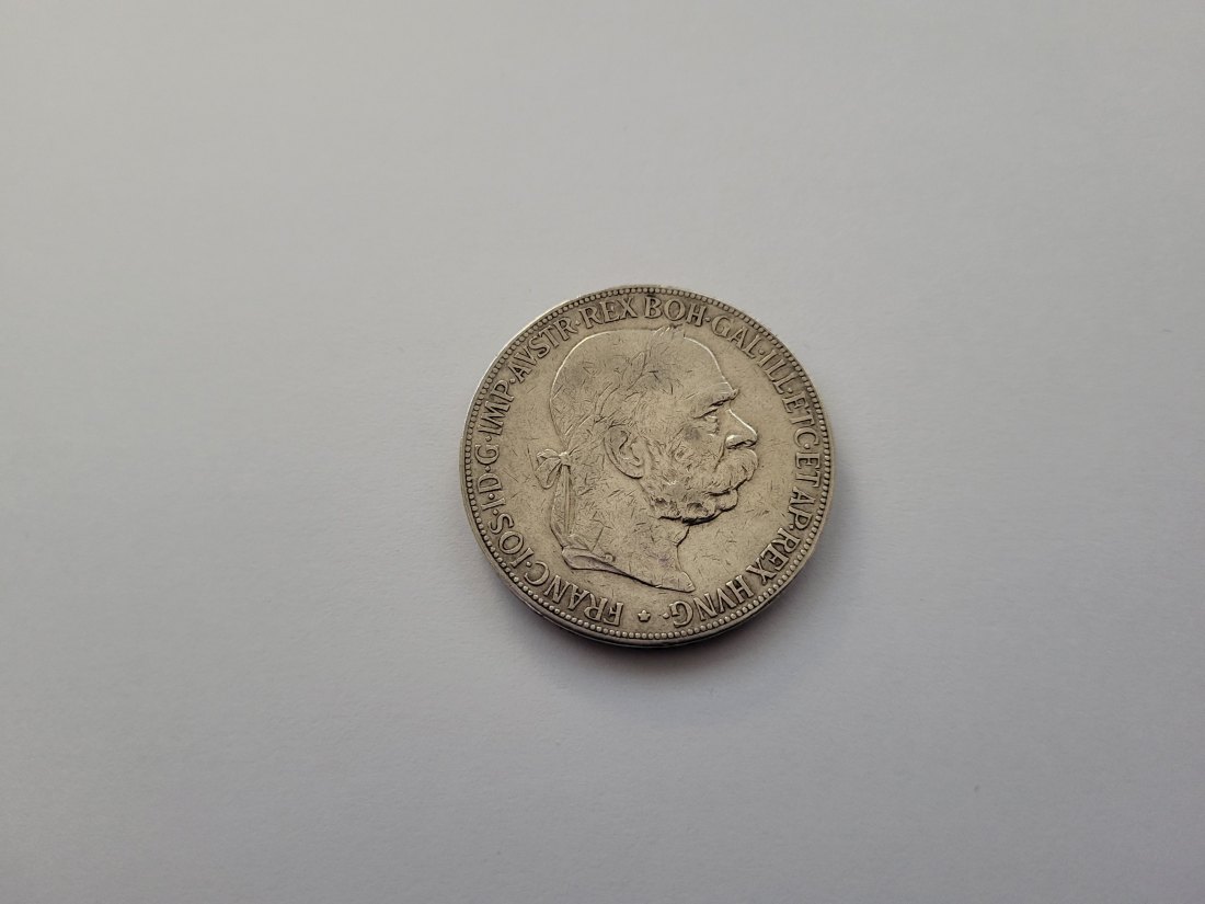  5 Kronen 1907 silber 21,6g fein Kronenwährung Österreich Franz Joseph I. Spittalgold9800 (4783)   