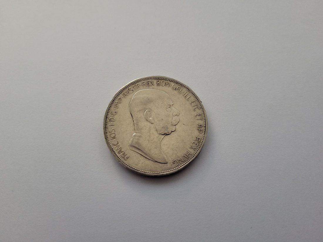  5 Kronen 1908 silber 21,6g fein Kronenwährung Österreich Franz Joseph I. Spittalgold9800 (4783)   