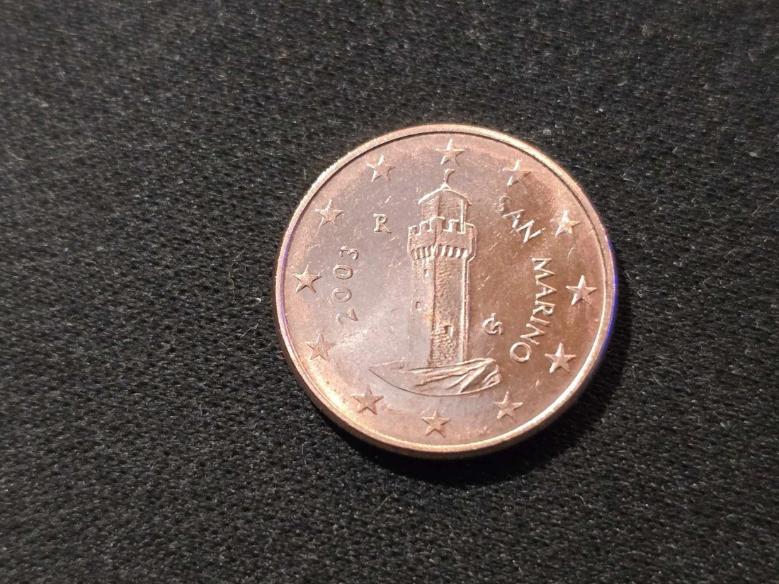  San Marino 1 Cent 2003 STG   