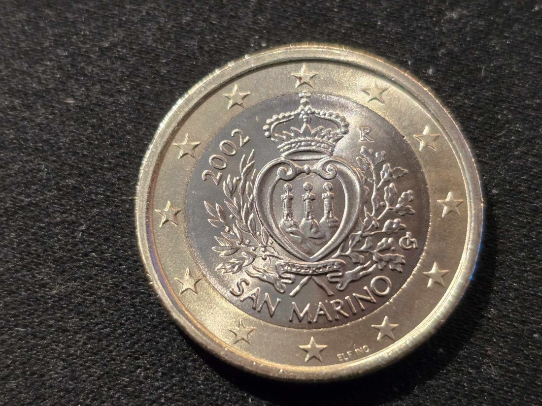  San Marino 1 Euro 2002 STG   
