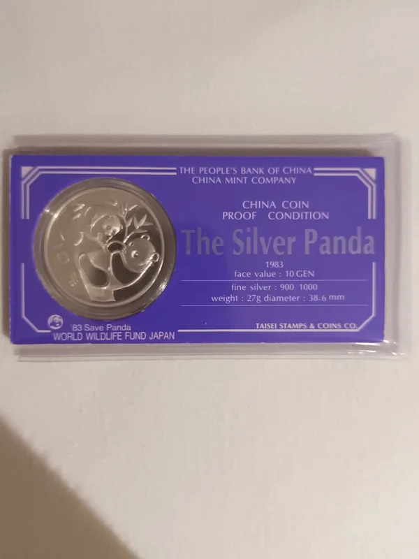 China - Panda 1983 - Proof Silver 10 Yuan