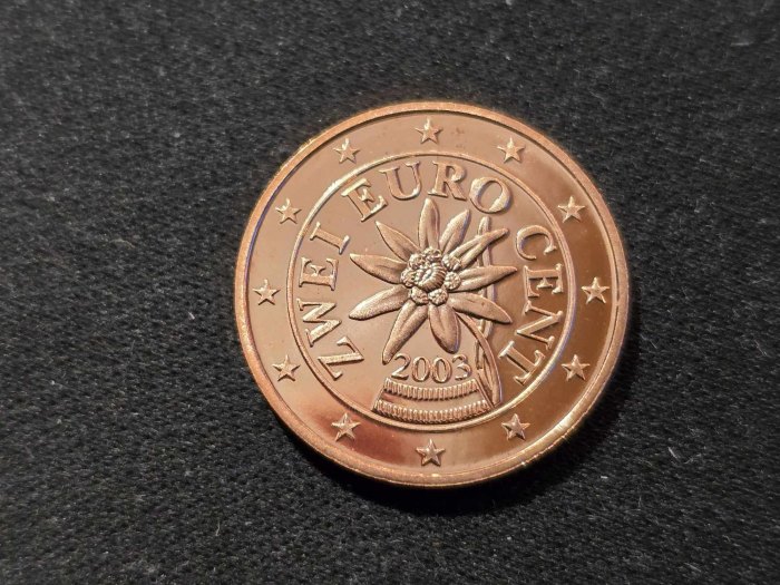  Österreich 2 Cent 2003 STG   
