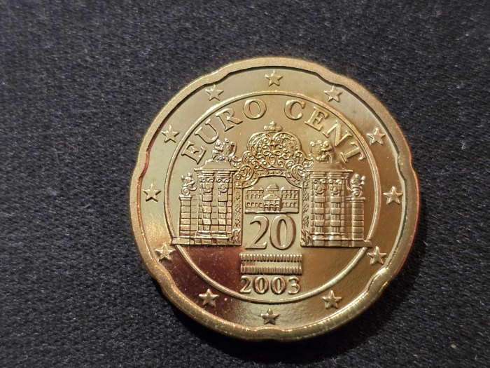  Österreich 20 Cent 2003 STG   