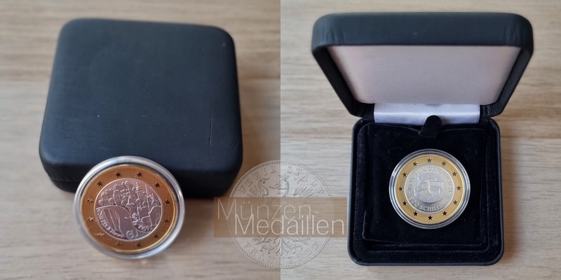 Österreich MM-Frankfurt Feing.: 7,99g Gold / 4,69g Silber 500 Schilling 1995 