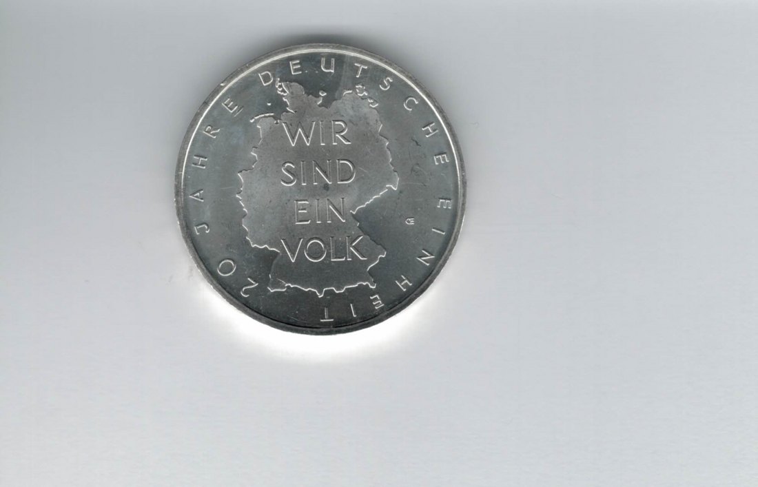  10 Euro 2010 A Wir sind ein Volk Einheit silber 925/16,65g fein Deutschland Spittalgold9800 (1975   