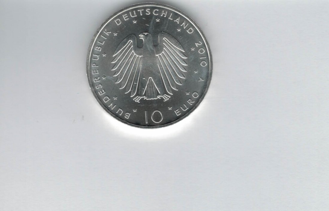 10 Euro 2010 A Wir sind ein Volk Einheit silber 925/16,65g fein Deutschland Spittalgold9800 (1975   