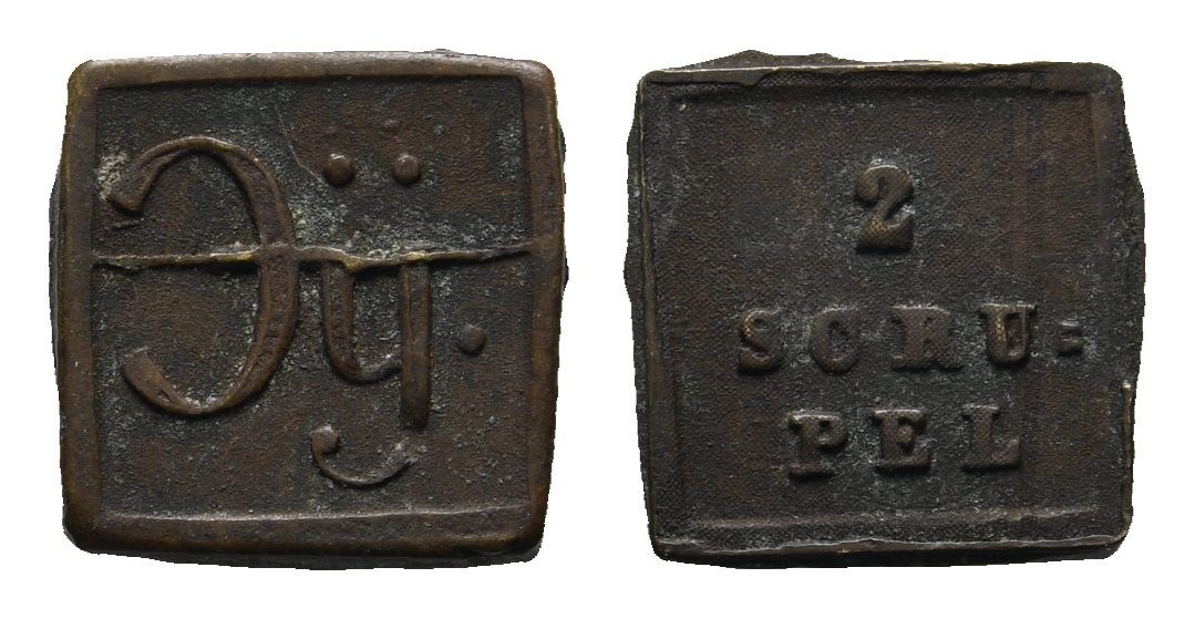  Münzgewicht (1 Stück); 2,48 g   
