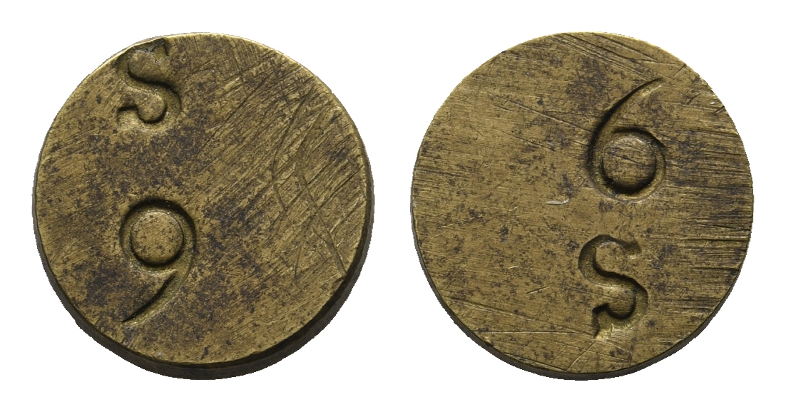  Münzgewicht (1 Stück); 3,57 g   