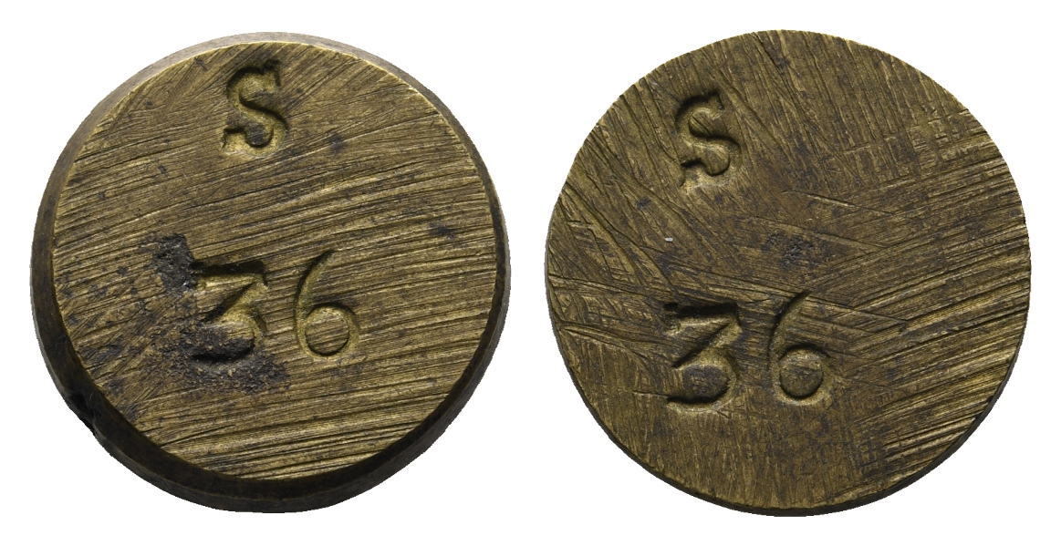  Münzgewicht (1 Stück); 14,35 g   