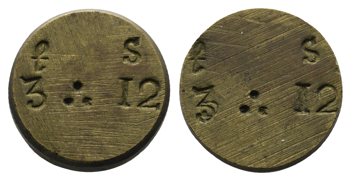  Münzgewicht (1 Stück); 28,73 g   