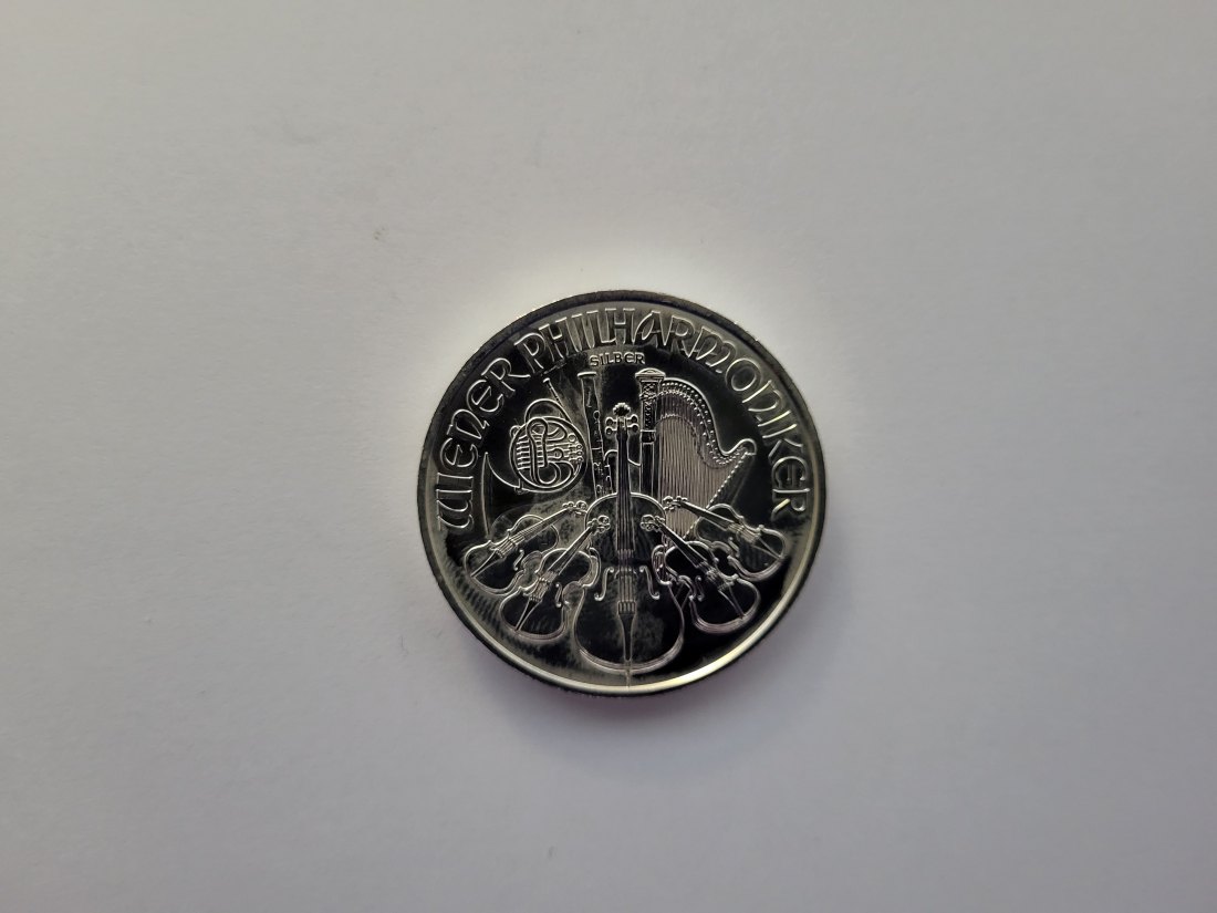  Philharmoniker 2021 1 OZ Unze silber 999 Österreich Spittalgold9800 (1248   