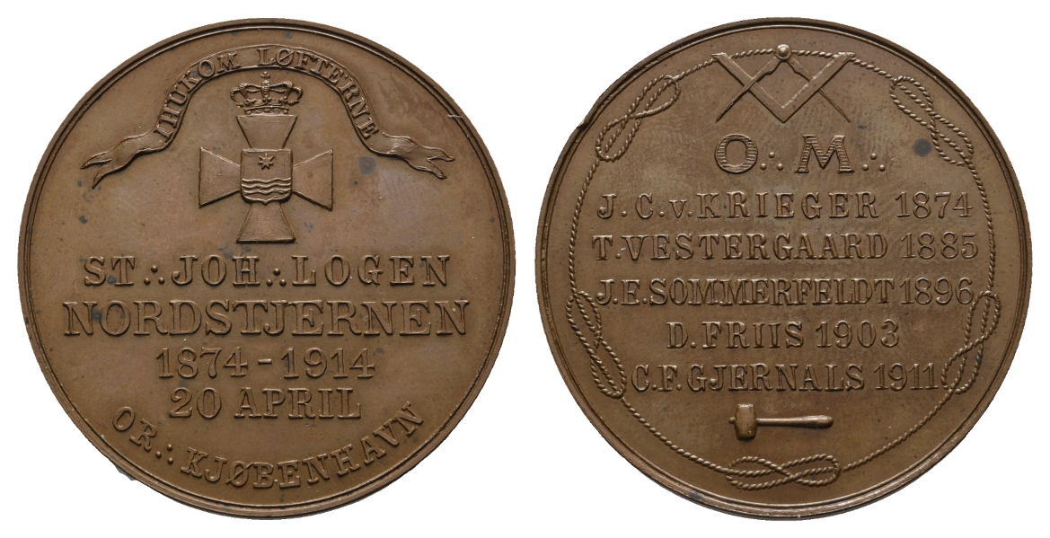  Medaille 1914; Bronze, 28,05 g, Ø 40 mm   