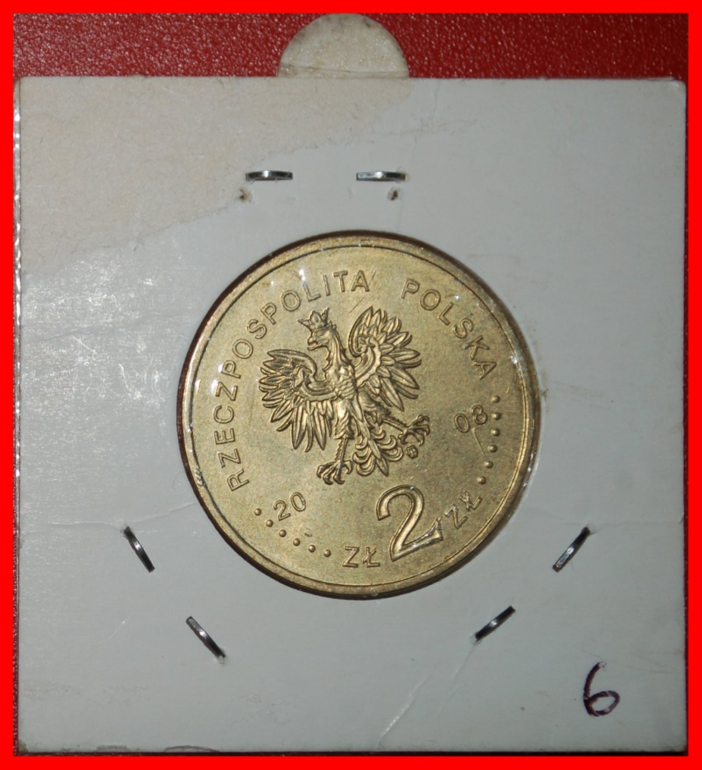  Ⰶ GERMANY 1943: POLAND ★2 ZLOTYS 2008 NORDIC GOLD UNC LUSTRE! STAR OF DAVID!★LOW START ★ NO RESERVE!   