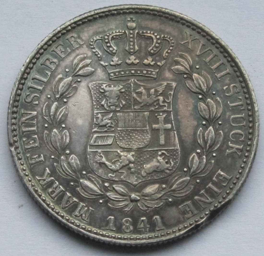  Mecklenburg-Schwerin: 2/3 Taler Paul Friedrich 1841   