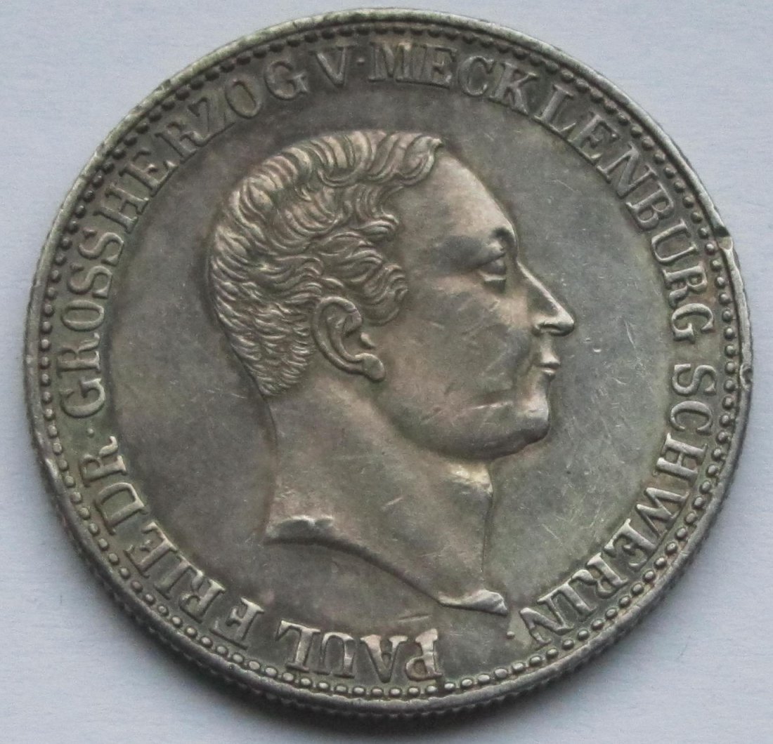  Mecklenburg-Schwerin: 2/3 Taler Paul Friedrich 1841   