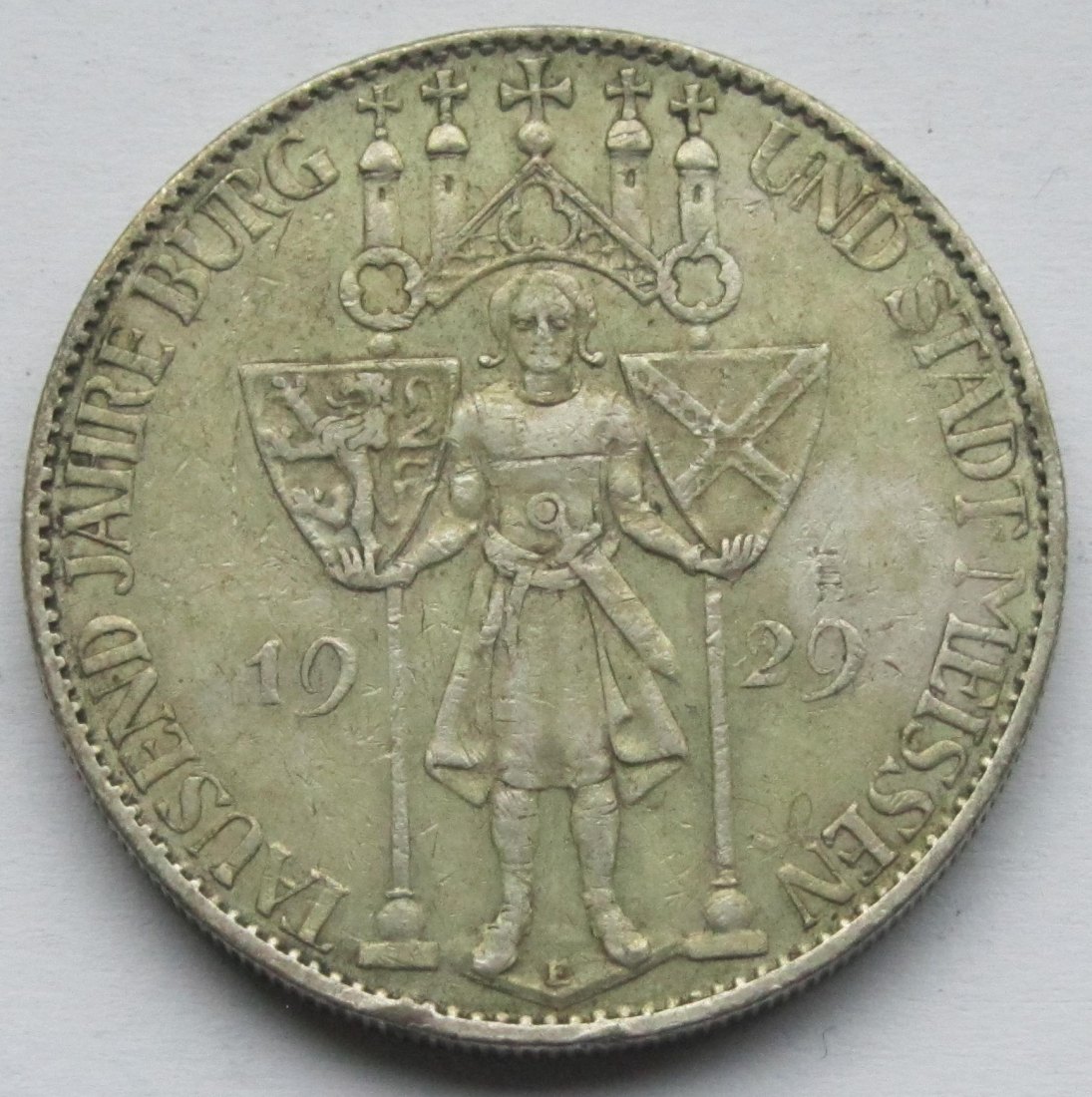  Weimarer Republik: 5 Mark Meißen (Jaeger 339), 1929   