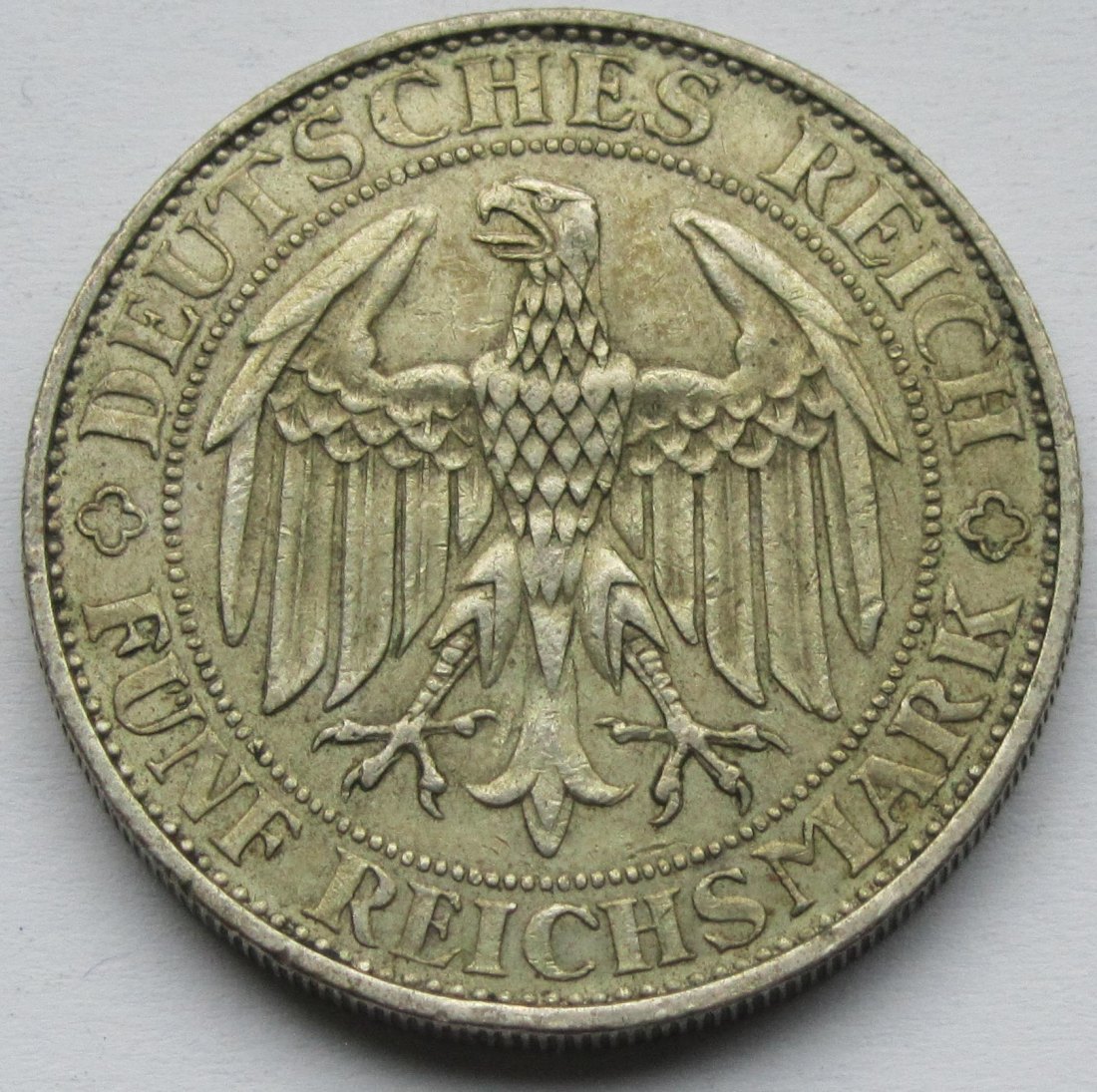  Weimarer Republik: 5 Mark Meißen (Jaeger 339), 1929   