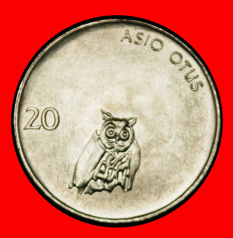 Ⰶ OWL (1992-2006): YUGOSLAVIA SLOVENIA ★ 20 STOTINKAS 1992 UNC MINT LUSTRE! ★LOW START ★ NO RESERVE!