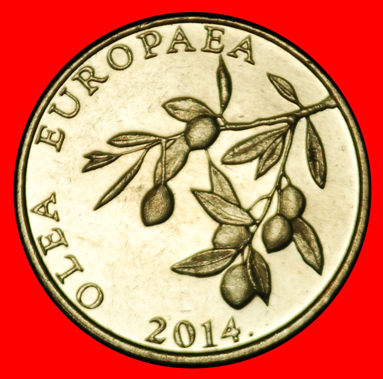 Ⰶ LATIN OLIVE (1994-2022): YUGOSLAVIA CROATIA★20 LIPAS 2014! UNC MINT LUSTRE★LOW START ★ NO RESERVE!