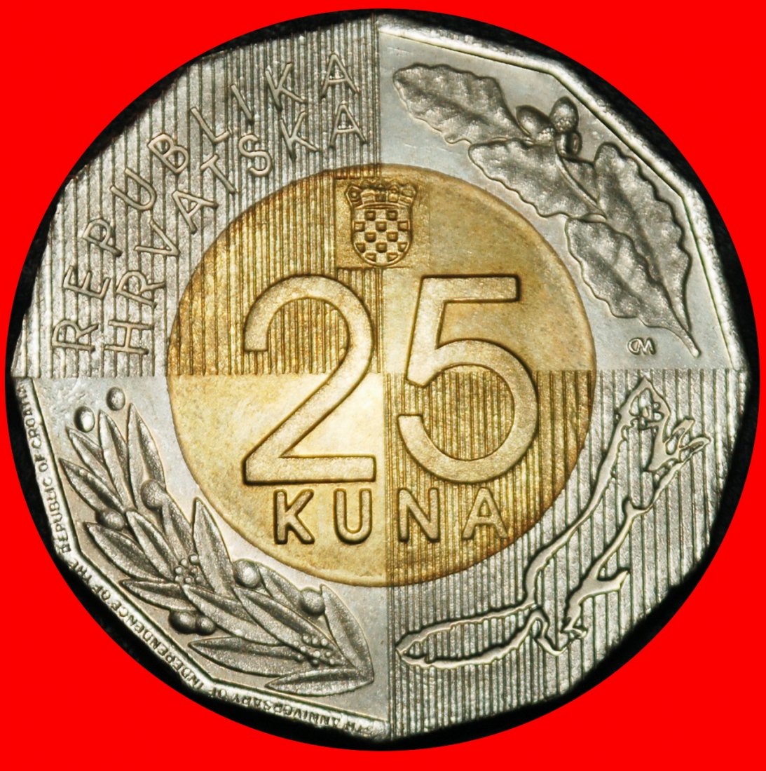  Ⰶ MARTEN 1991: YUGOSLAVIA CROATIA ★ 25 KUNAS 2016 UNCOMMON! UNC MINT LUSTRE!★LOW START ★ NO RESERVE!   