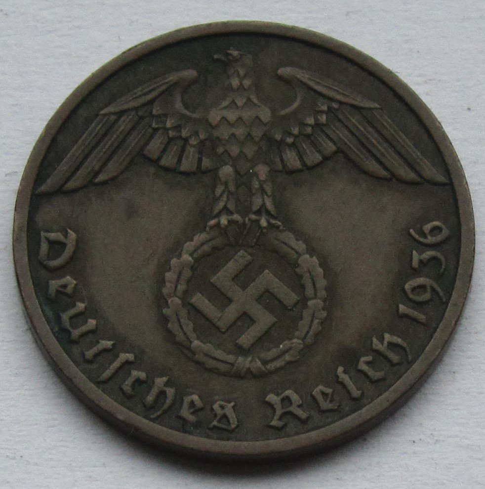  Deutsches Reich: 1 Pfennig 1936 E   