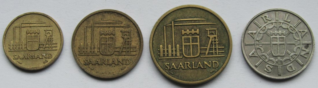  Saarland: Komplettsatz 1954/1955   