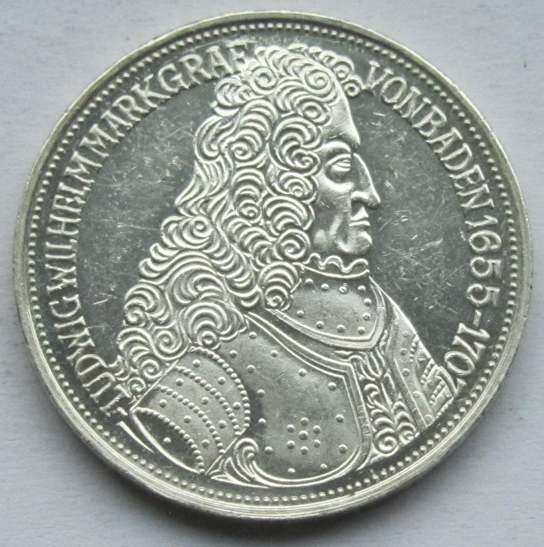  Deutschland: 5 DM Markgraf von Baden 1955   