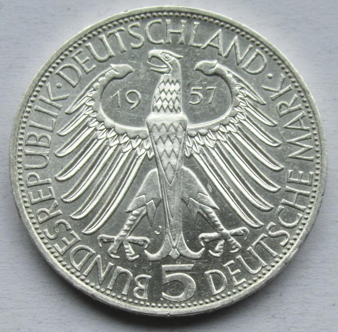 Deutschland: 5 DM Eichendorff 1957   