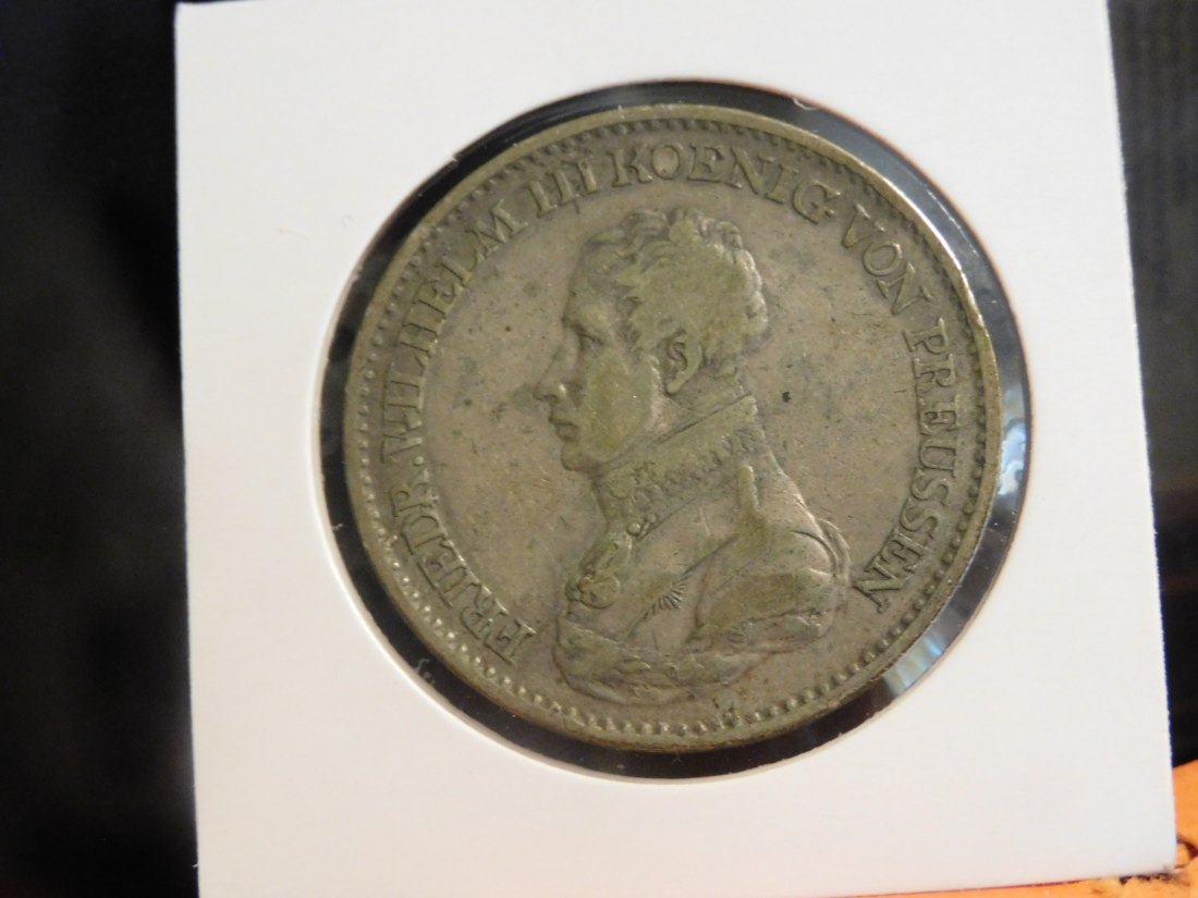 GERMANY 1 THALER 1818 A PRUSSIA.GRADE-PLEASE SEE PHOTOS.