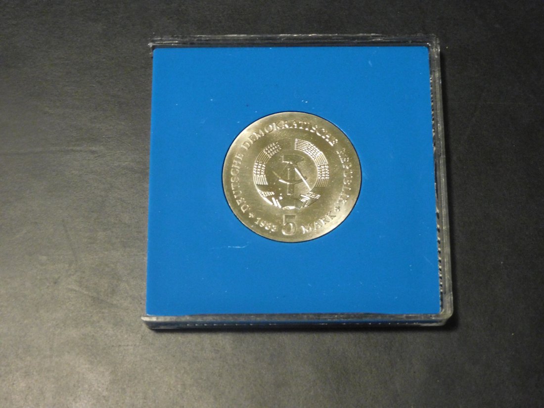  GERMANY 5 MARK 1983 DDR.GRADE-PLEASE SEE PHOTOS.   