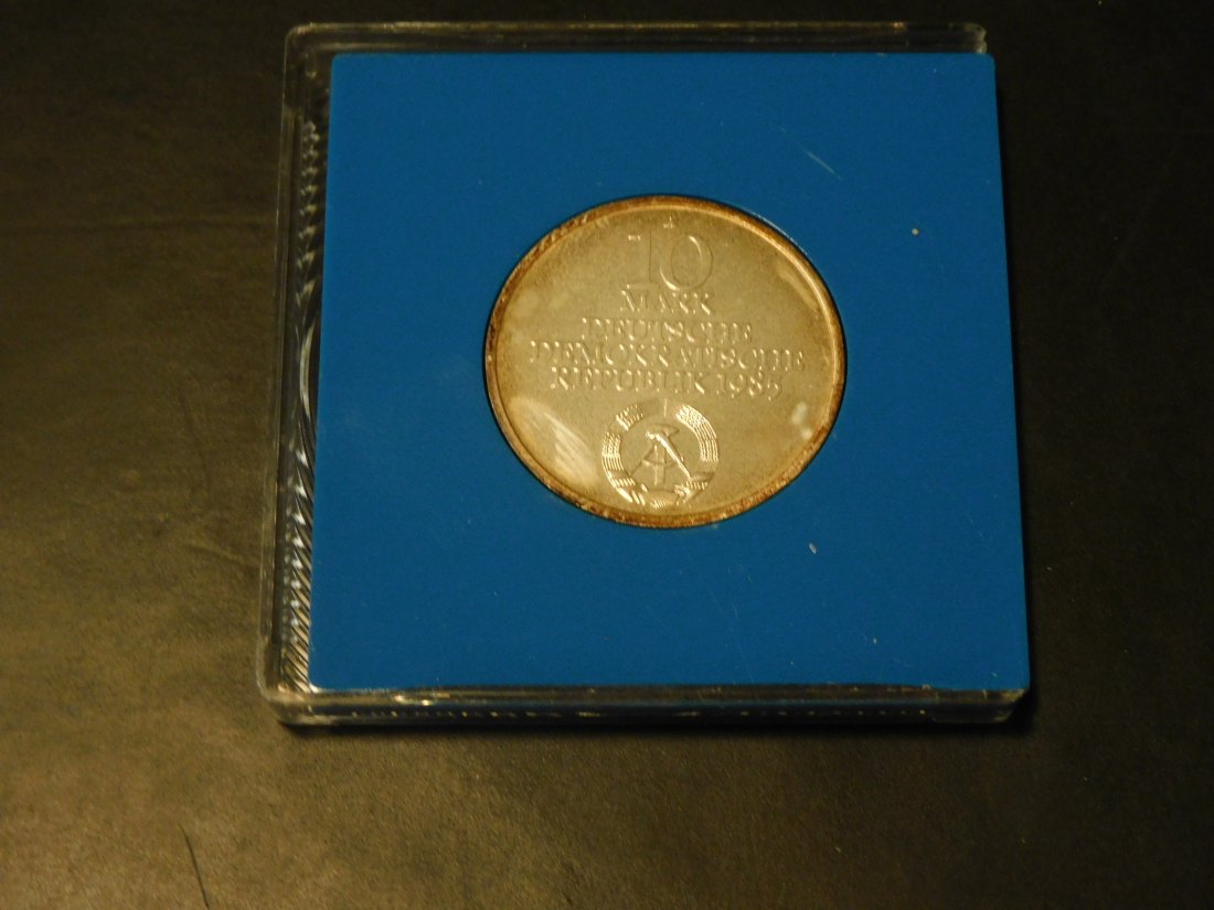 GERMANY 10 MARK 1985 DDR.GRADE-PLEASE SEE PHOTOS.   